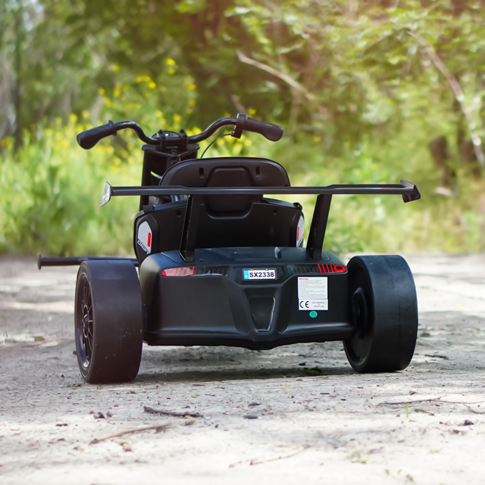Ride-on motorcycle Drift-Trike, for children 5-12 years, 500W, 24V, 10Ah, black [9]
