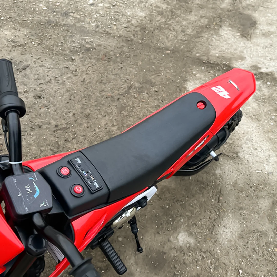 Motocicleta electrica pentru copii, BalanceBike 350W 24V, rosie [6]