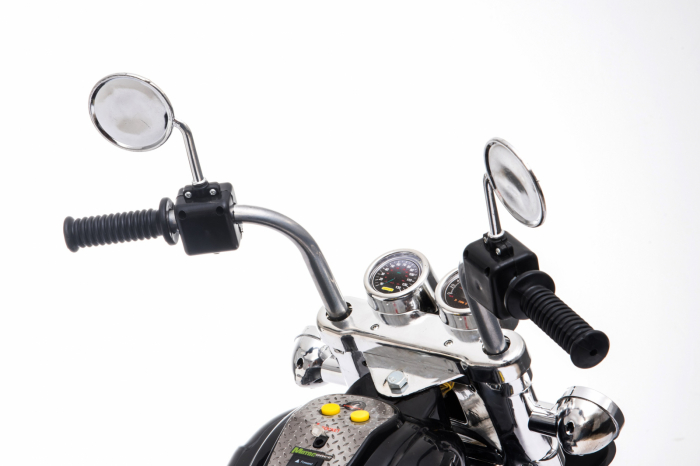 Electric ride on motorcycle for children BJ777, 35W 6V, black [6]