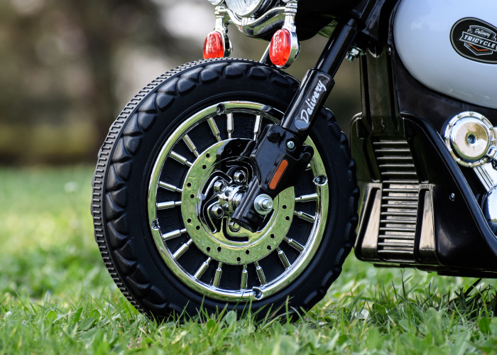 Electric Ride-on Police motorcycle with 3 wheels, JT568, 35W, 6V, standard, white & black [10]