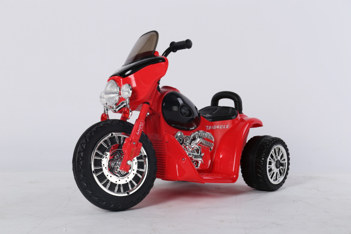 Motocicleta electrica pentru copii, POLICE JT568, 35W, echipare standard, rosie [3]