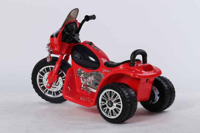 Motocicleta electrica pentru copii, POLICE JT568, 35W, echipare standard, rosie [5]