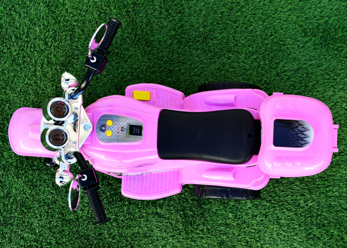 Electric ride on motorcycle for children BJ777, 35W 6V, pink [2]