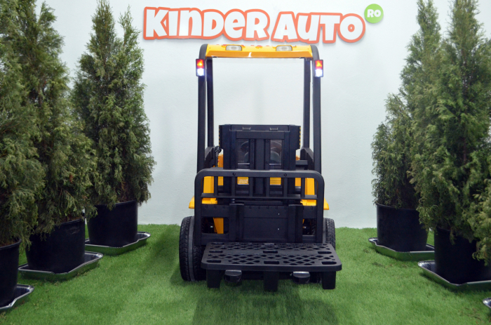 Children's electric ride-on forklift BJD08, 90W, 12V, DELUXE equiped, yellow [3]