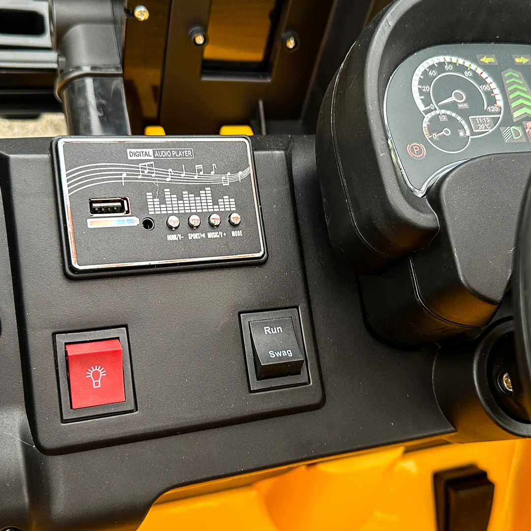 Electric ride-on Forklift for children, 90W, 12V, standard, yellow [4]