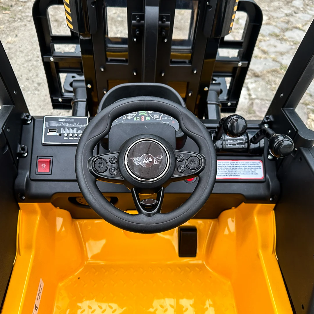 Electric ride-on Forklift for children, 90W, 12V, standard, yellow [2]