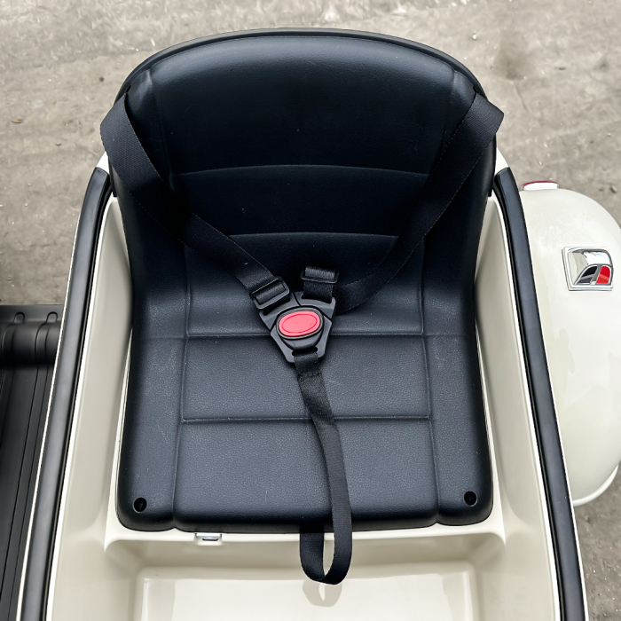 Ride-on scooter for children, licensed Piaggio VESPA 150 VL1T, 110W, 12V, 10Ah, beige [14]