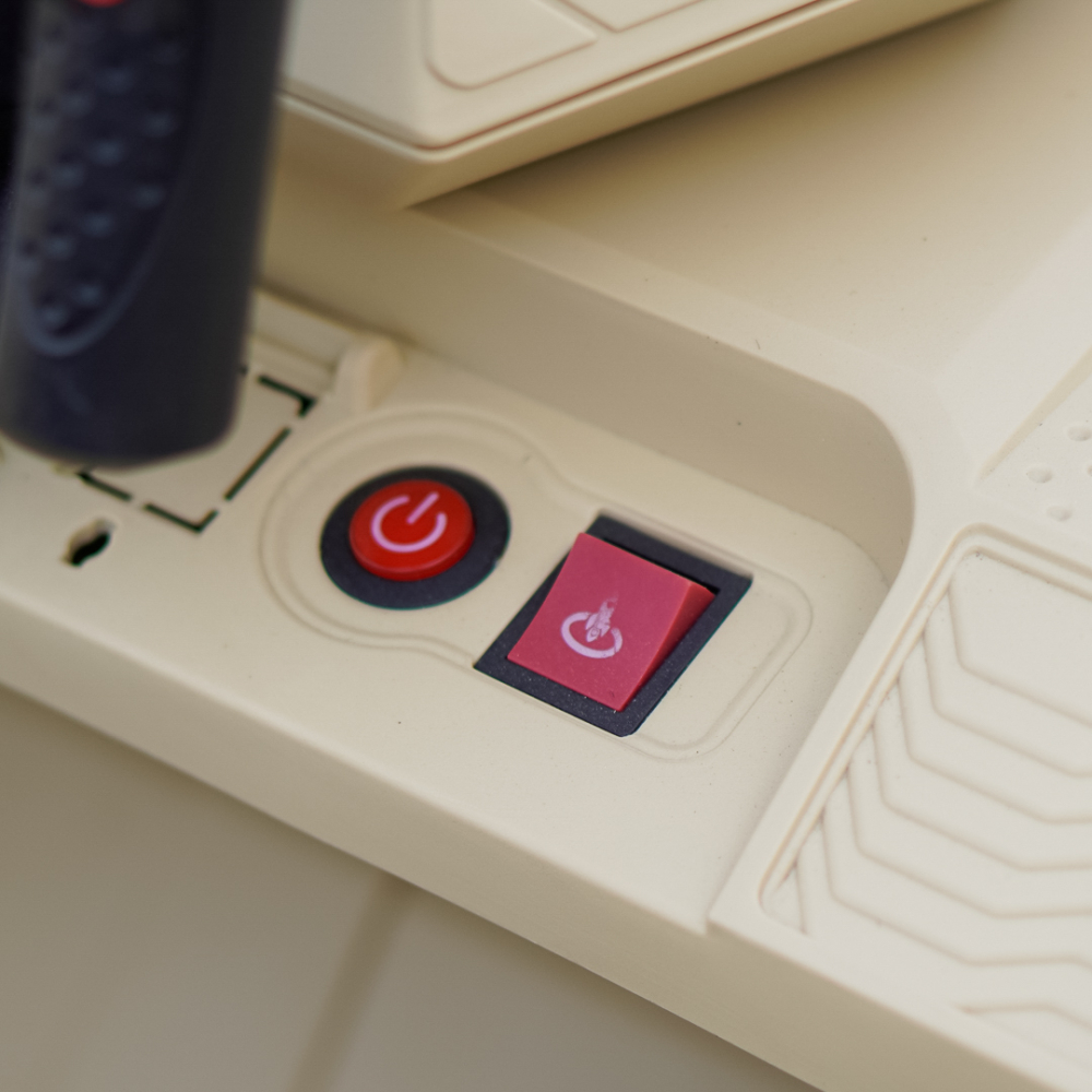 Electric ride-on tank for children Commander, 240W, 24V, multiple functions, camouflage beige [13]