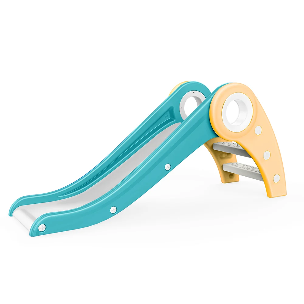 Tobogan copii cu design ergonomic, interior sau exterior, trepte antiderapante, pliabil, verde [1]