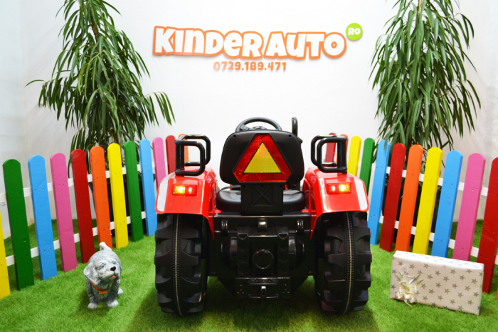 Electric Ride On tractor for children, Kinderauto HL-2788, 90W, 12V, remote control, standard, red [4]