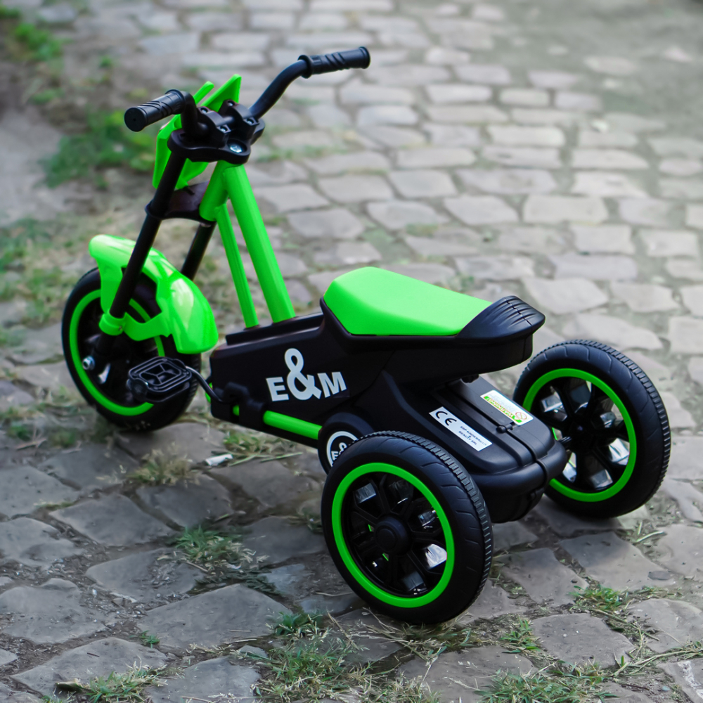 Ride-on tricycle for children 2-4 years, model G301, green [6]