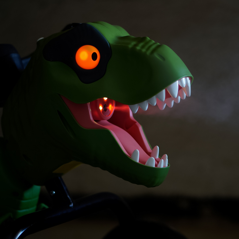 Tricicleta cu pedale T-Rex drift 360, copii 3-6 ani, verde [11]