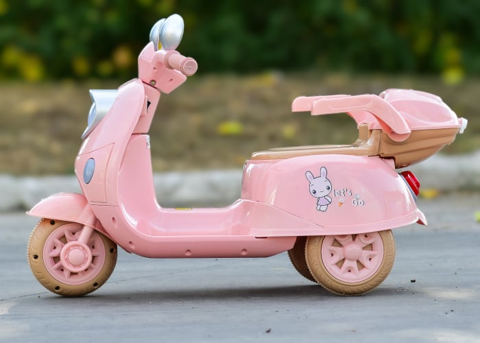 Tricicleta electrica Bunny pentru 3-5 ani, 40W - 6V, roz deschis [8]