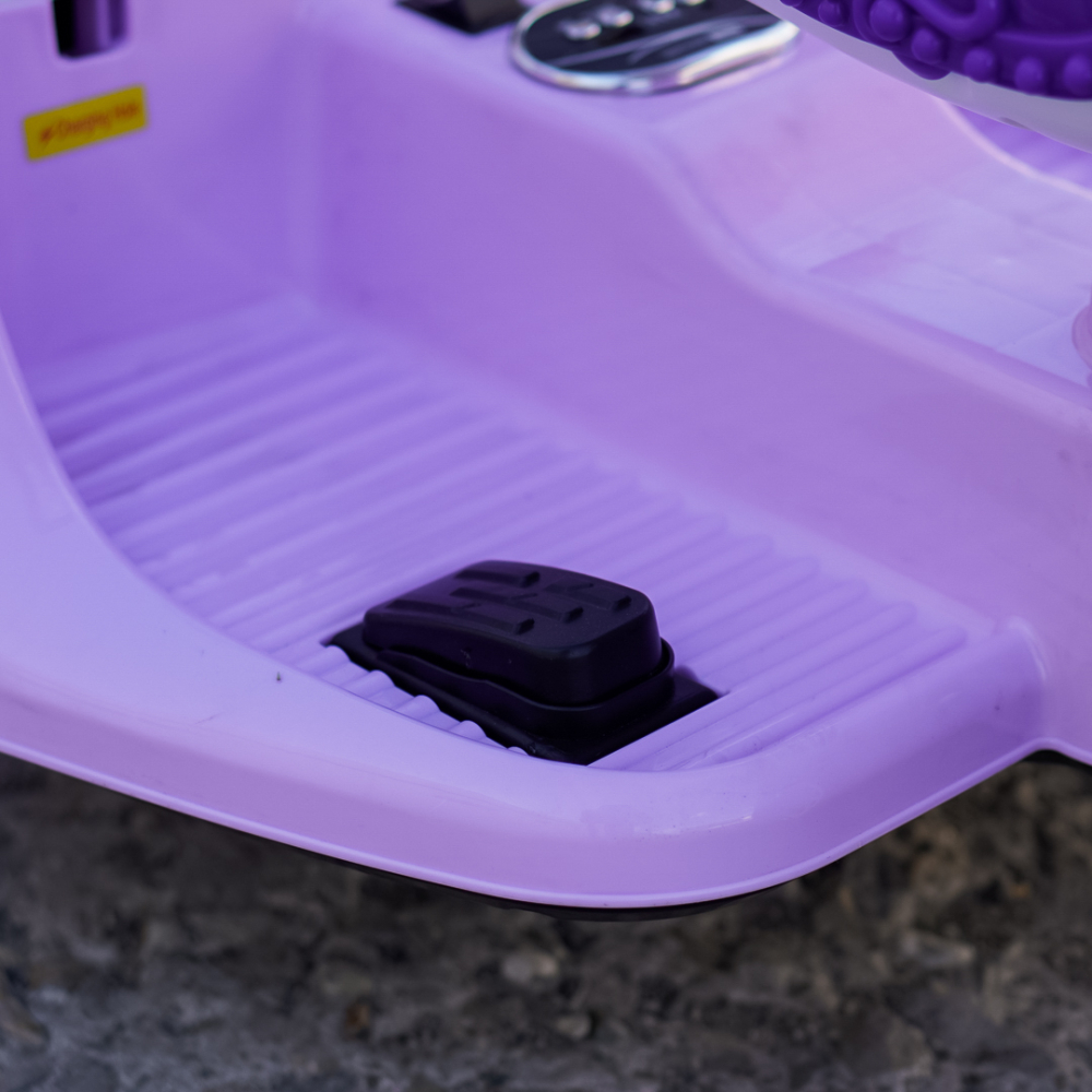 Tricicleta electrica pentru copii, 2 motoare, 12V 4.5Ah, functie leganare, violet [15]