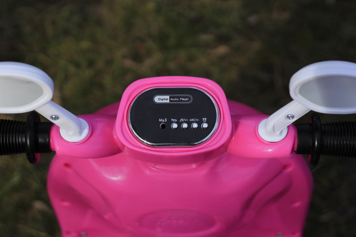 Electric ride-on tricycle for children Princess, 20W, 6V, pink [6]