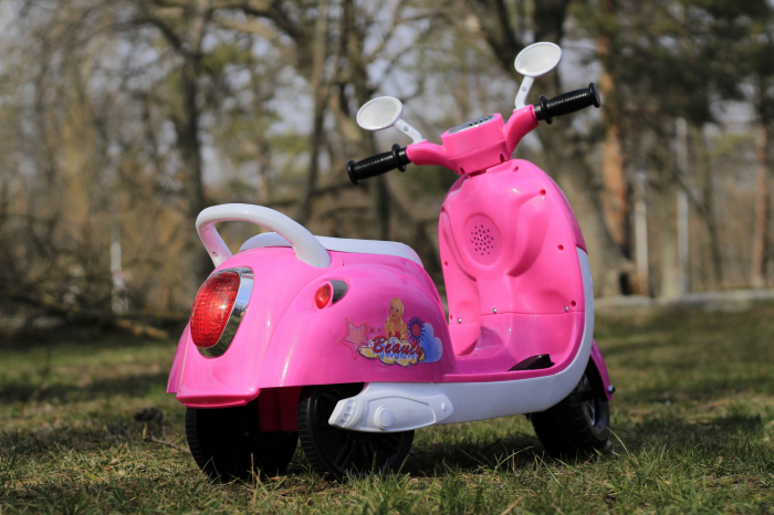 Electric ride-on tricycle for children Princess, 20W, 6V, pink [10]