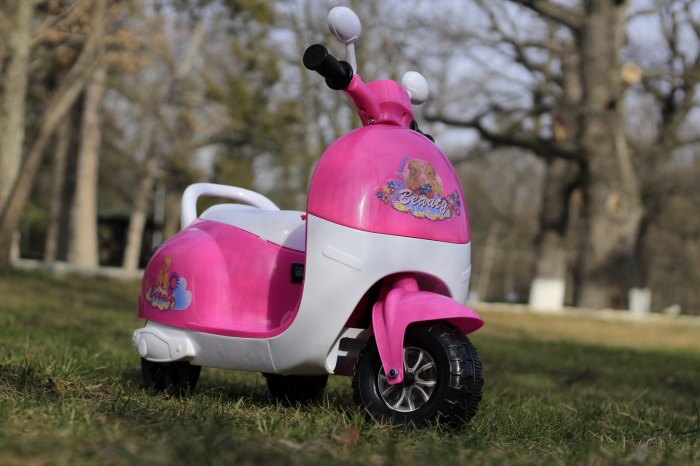 Electric ride-on tricycle for children Princess, 20W, 6V, pink [1]