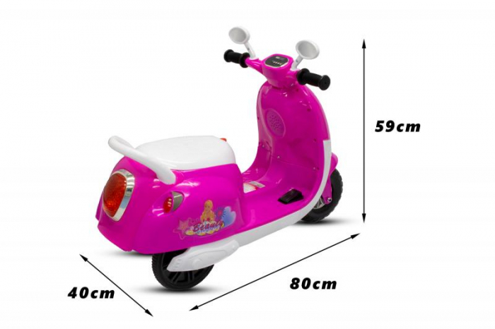 Electric ride-on tricycle for children Princess, 20W, 6V, pink [3]