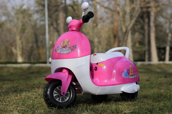 Electric ride-on tricycle for children Princess, 20W, 6V, pink [4]