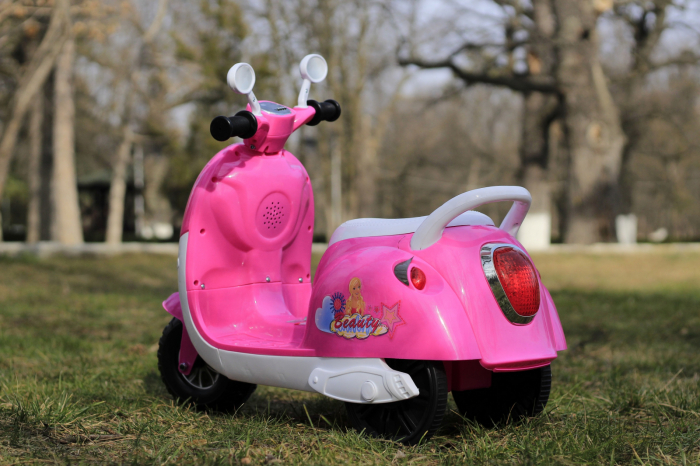 Electric ride-on tricycle for children Princess, 20W, 6V, pink [5]