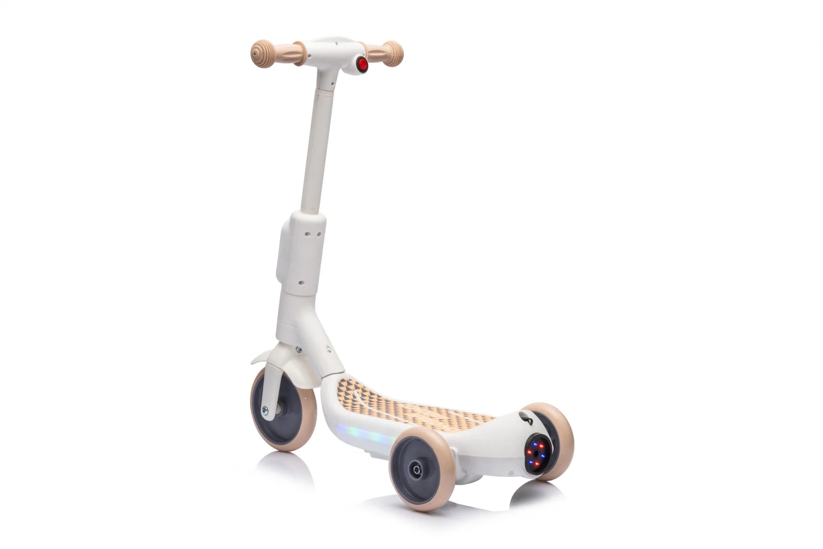Electric scooter with lights for children, 3 wheels, stable, Aquamist, 30W, 6V 4.5Ah, white [22]