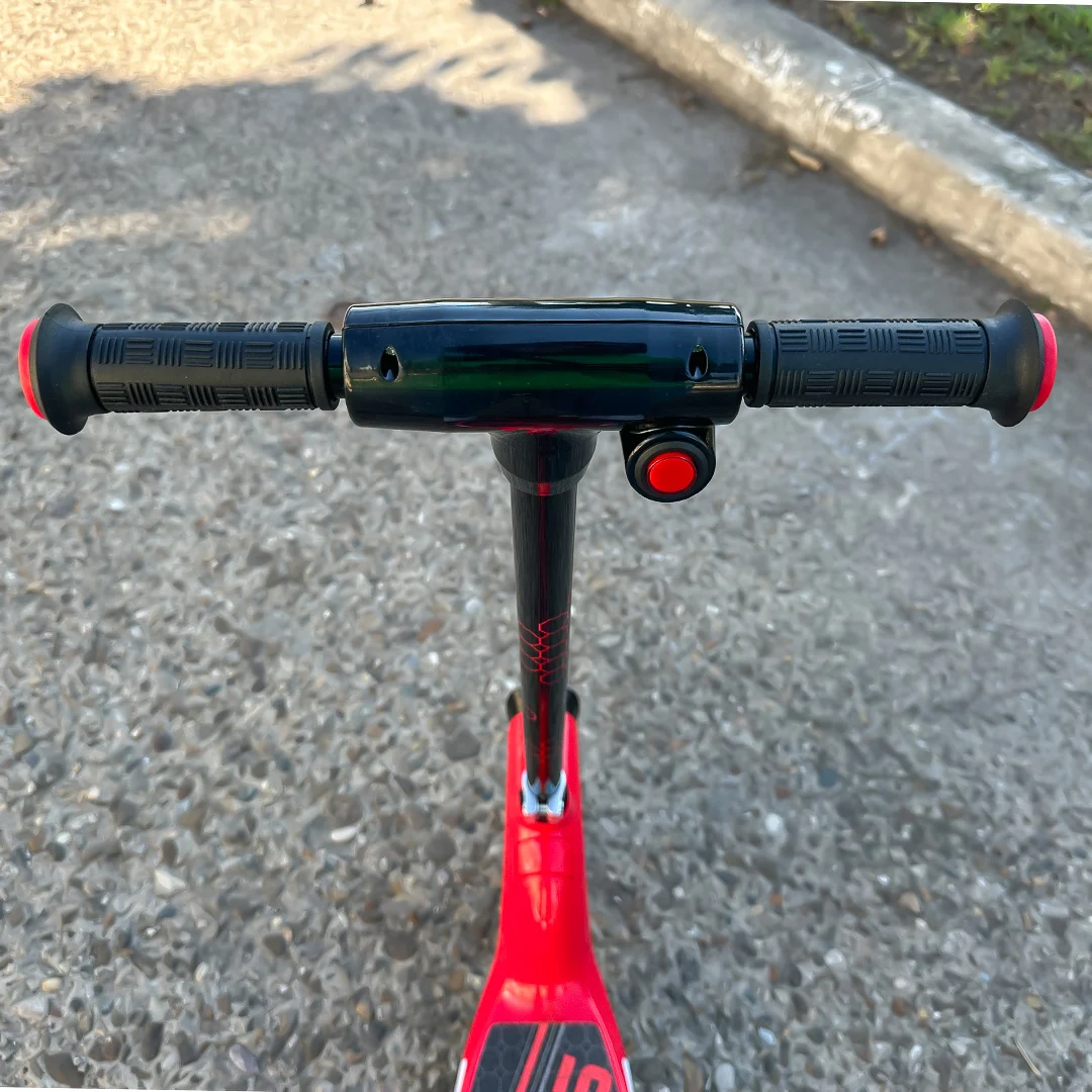 Ride-on scooter for children BJKL168, 45W, 12V 7Ah, ambient lights, soft wheels, red [5]