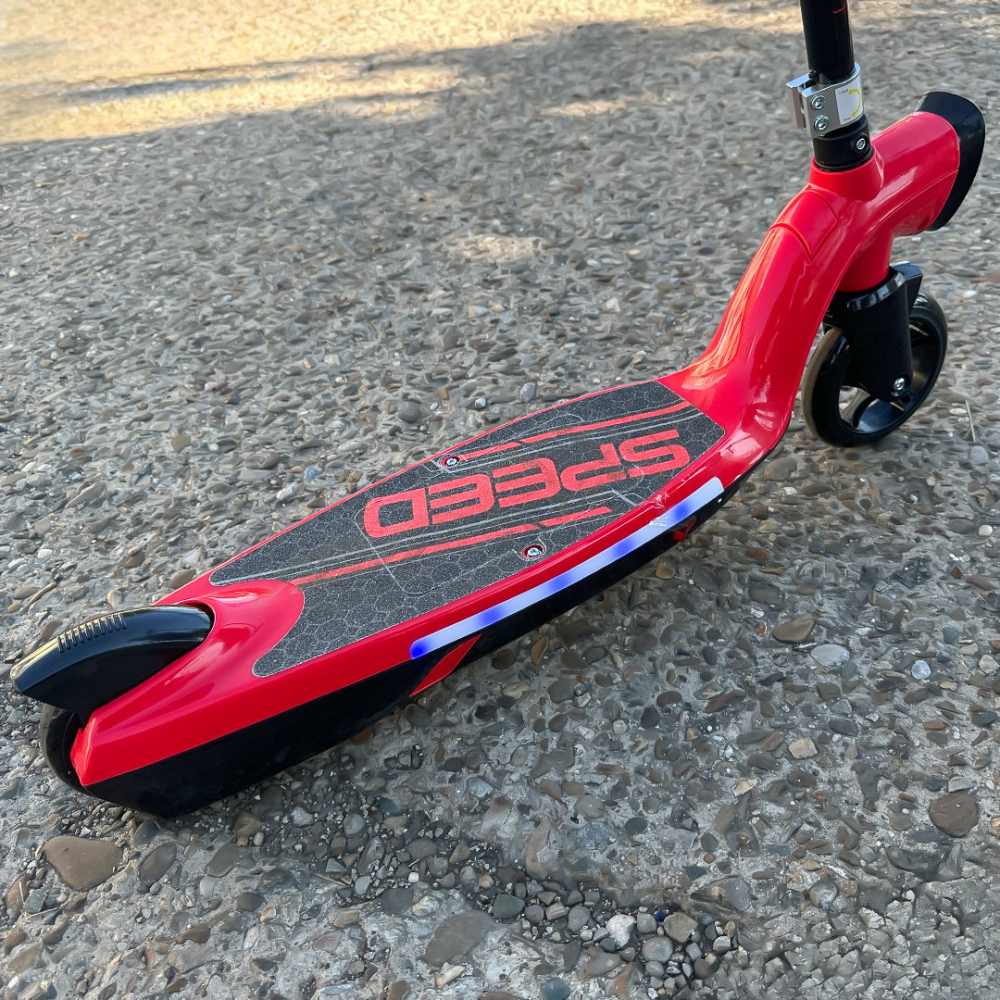 Ride-on scooter for children BJKL168, 45W, 12V 7Ah, ambient lights, soft wheels, red [3]