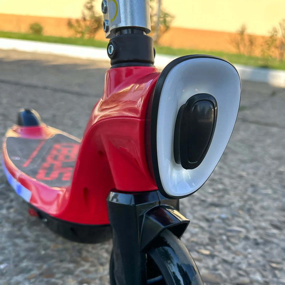 Ride-on scooter for children BJKL168, 45W, 12V 7Ah, ambient lights, soft wheels, red [4]