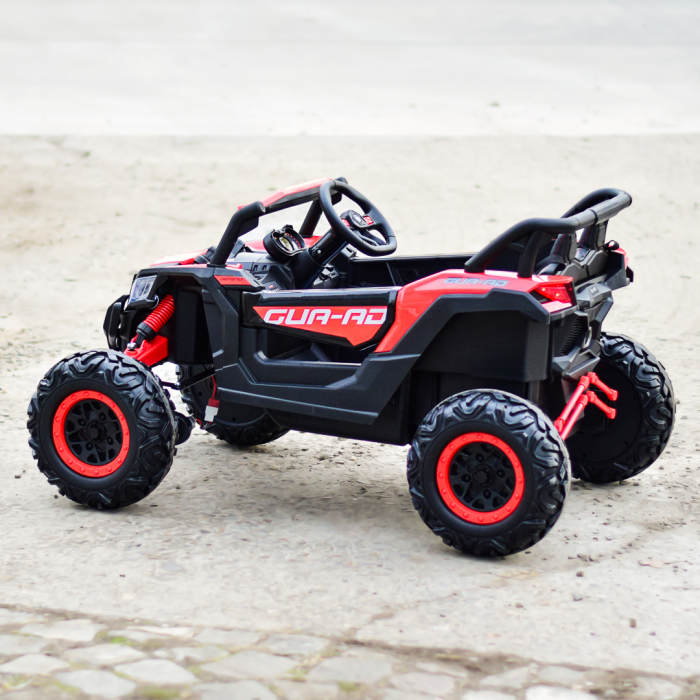 Electric ride-on UTV for children, 2 seats, bluetooth, 120W, 12V, 14Ah, premium, red [5]