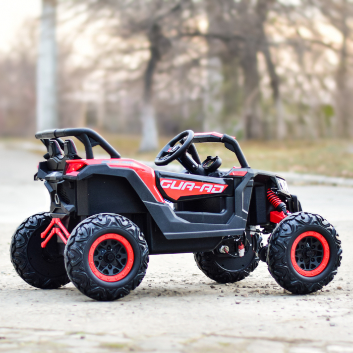 Electric ride-on UTV for children, 2 seats, bluetooth, 120W, 12V, 14Ah, premium, red [10]