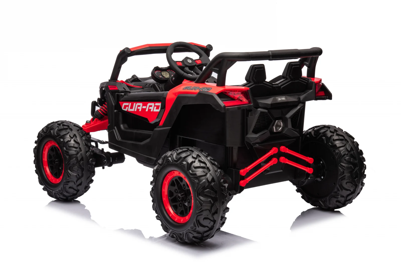Electric ride-on UTV for children, 2 seats, bluetooth, 120W, 12V, 14Ah, premium, red [18]