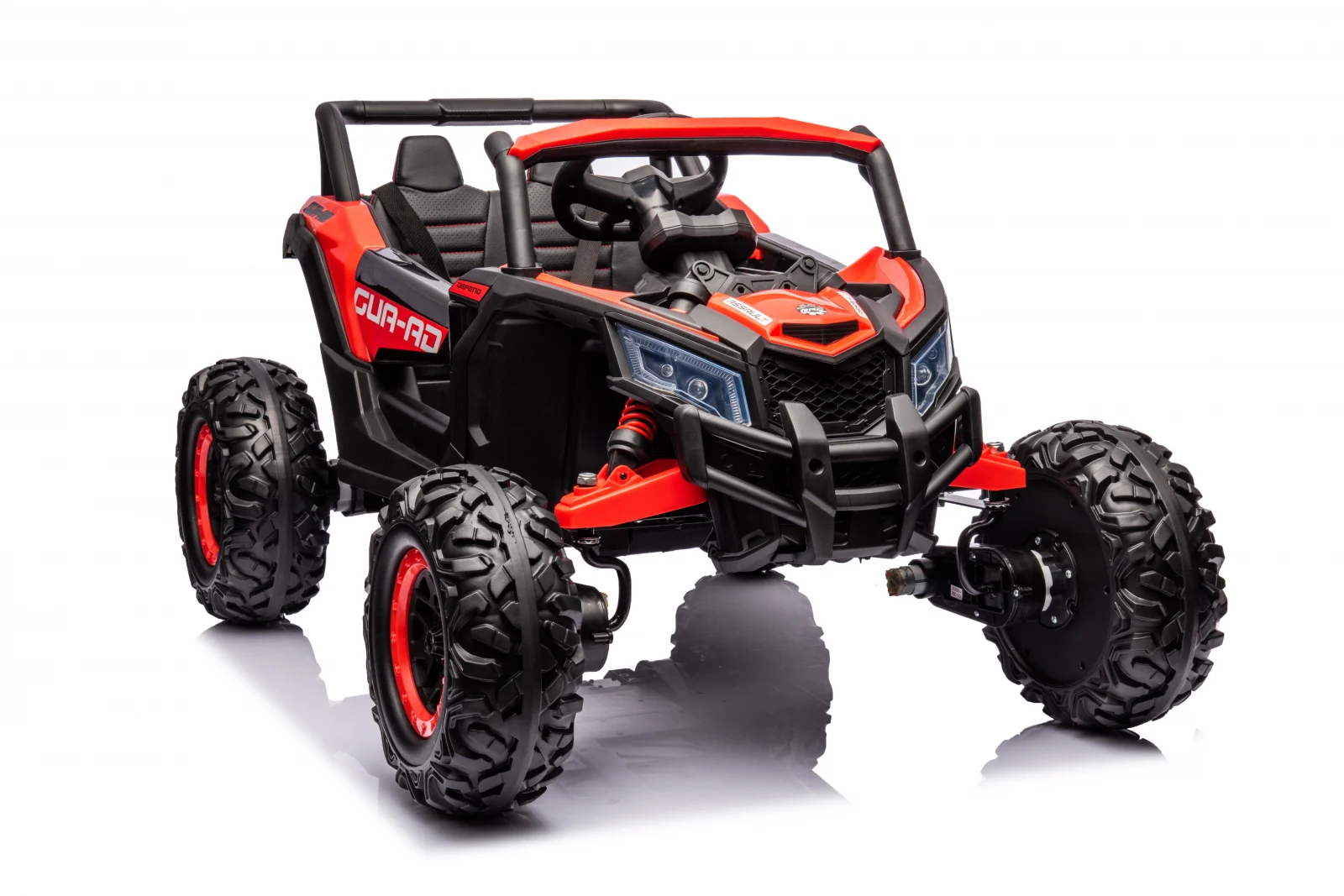 Electric ride-on UTV for children, 2 seats, bluetooth, 120W, 12V, 14Ah, premium, red [17]