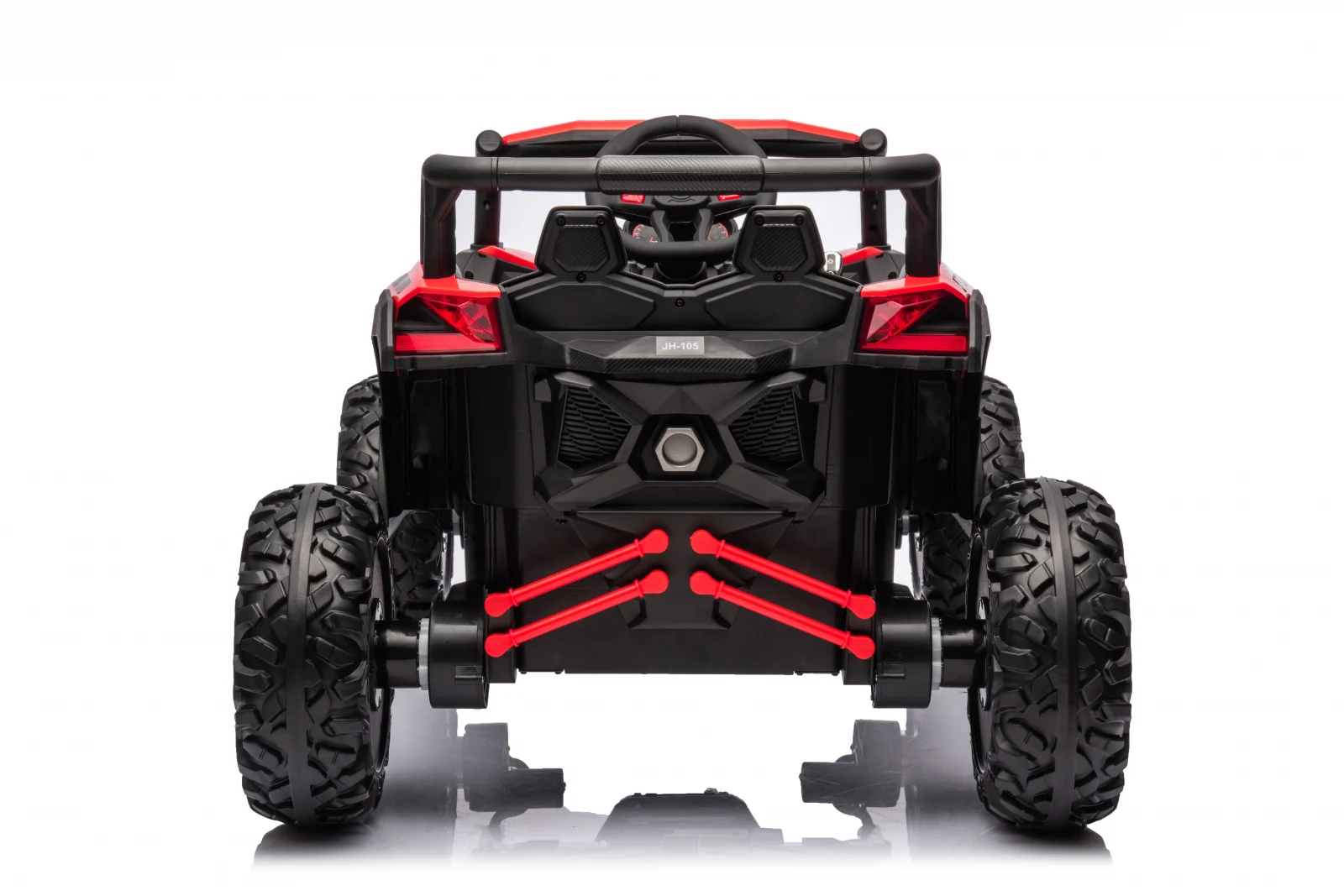 Electric ride-on UTV for children, 2 seats, bluetooth, 120W, 12V, 14Ah, premium, red [16]
