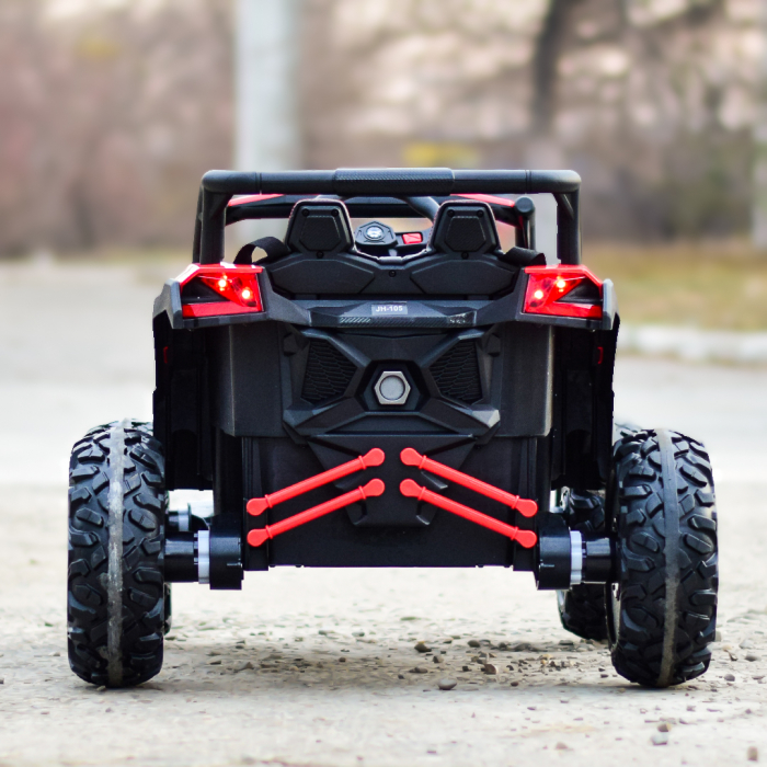 Electric ride-on UTV for children, 2 seats, bluetooth, 120W, 12V, 14Ah, premium, red [7]