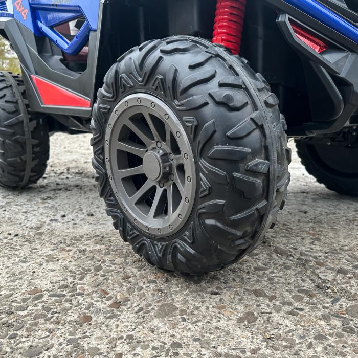 UTV electric 4x4, pentru 2 copii, RZR1000 180W 12V, premium, albastru [16]
