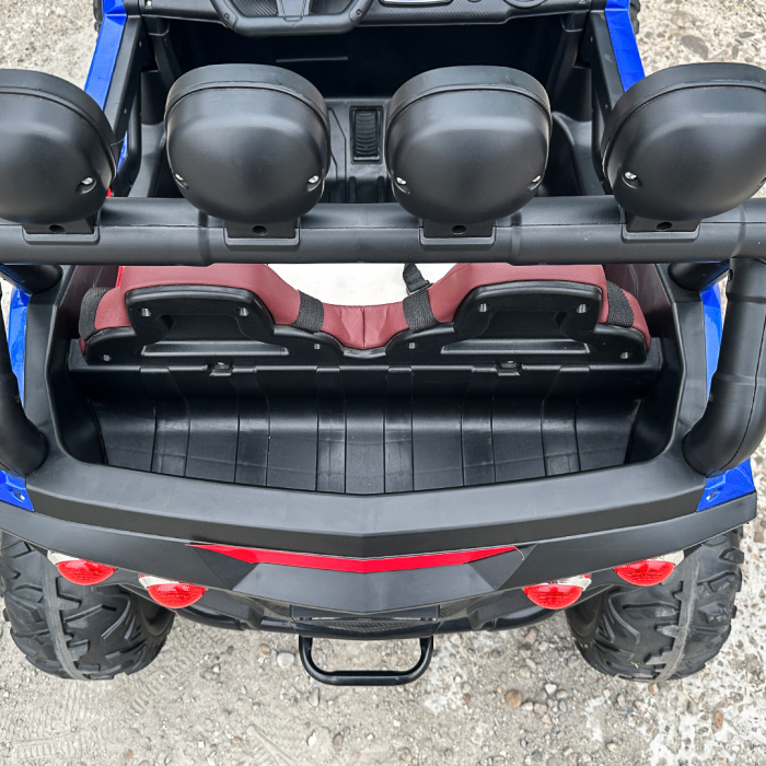 UTV electric 4x4, pentru 2 copii, RZR1000 180W 12V, premium, albastru [15]