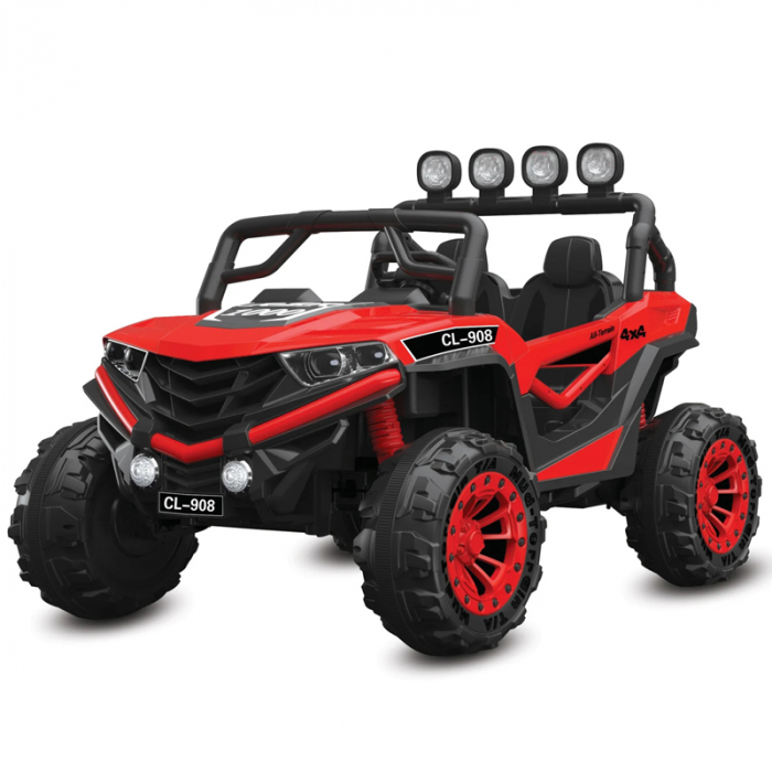 4x4 electric ride-on UTV, for 2 children, RZR1000 180W 12V, PREMIUM, red [1]