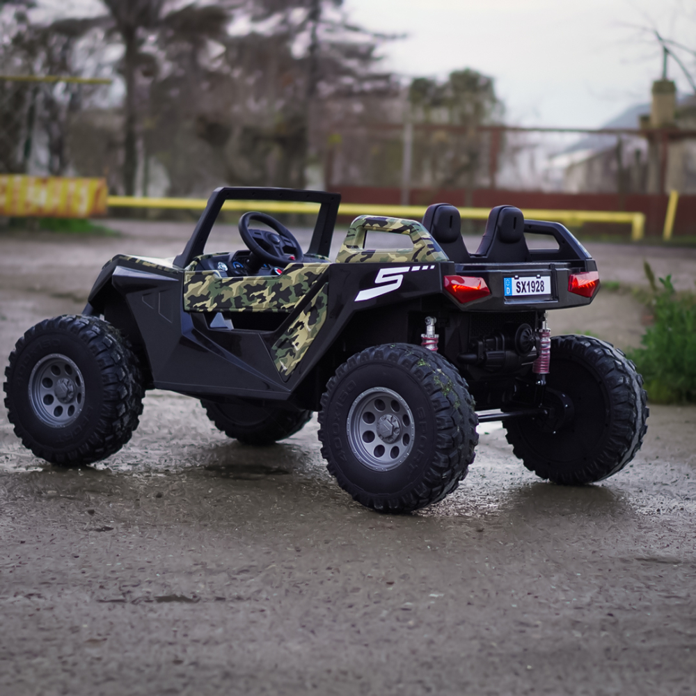 XXL Electric Buggy UTV for Kids – 4 Seats, 500W, 24V, 14Ah, Camo Design [6]
