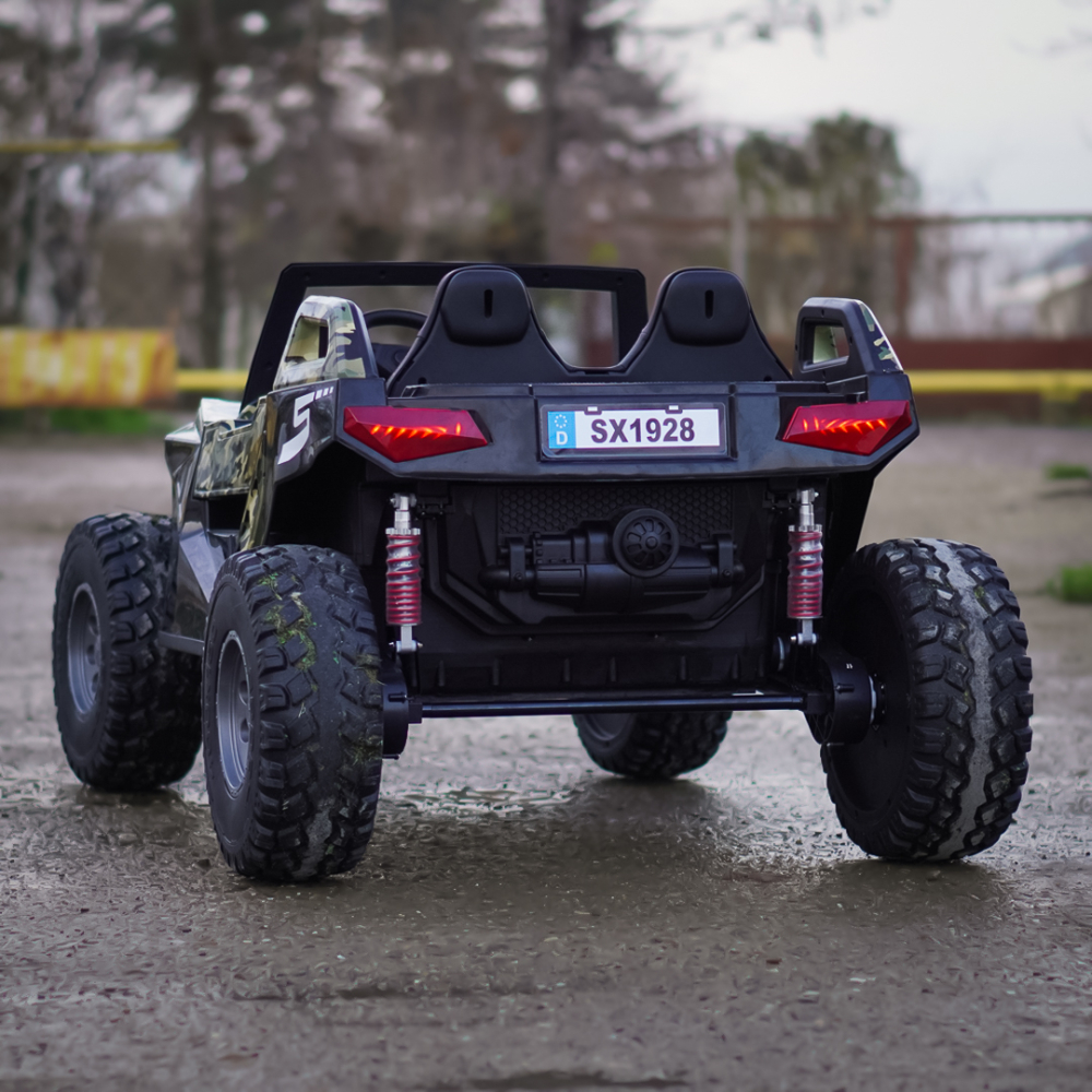 XXL Electric Buggy UTV for Kids – 4 Seats, 500W, 24V, 14Ah, Camo Design [7]