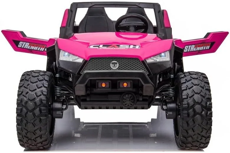 UTV electric Buggy XXL, 4 locuri, 500W, 24V, 14Ah, roz [7]