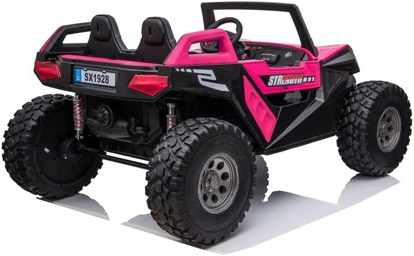 UTV electric Buggy XXL, 4 locuri, 500W, 24V, 14Ah, roz [5]