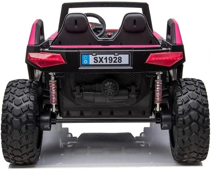 UTV electric Buggy XXL, 4 locuri, 500W, 24V, 14Ah, roz [6]