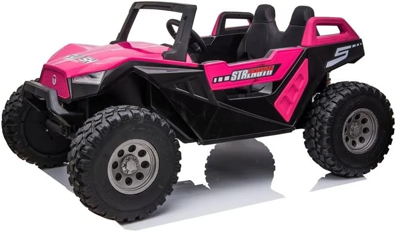 UTV electric Buggy XXL, 4 locuri, 500W, 24V, 14Ah, roz [2]