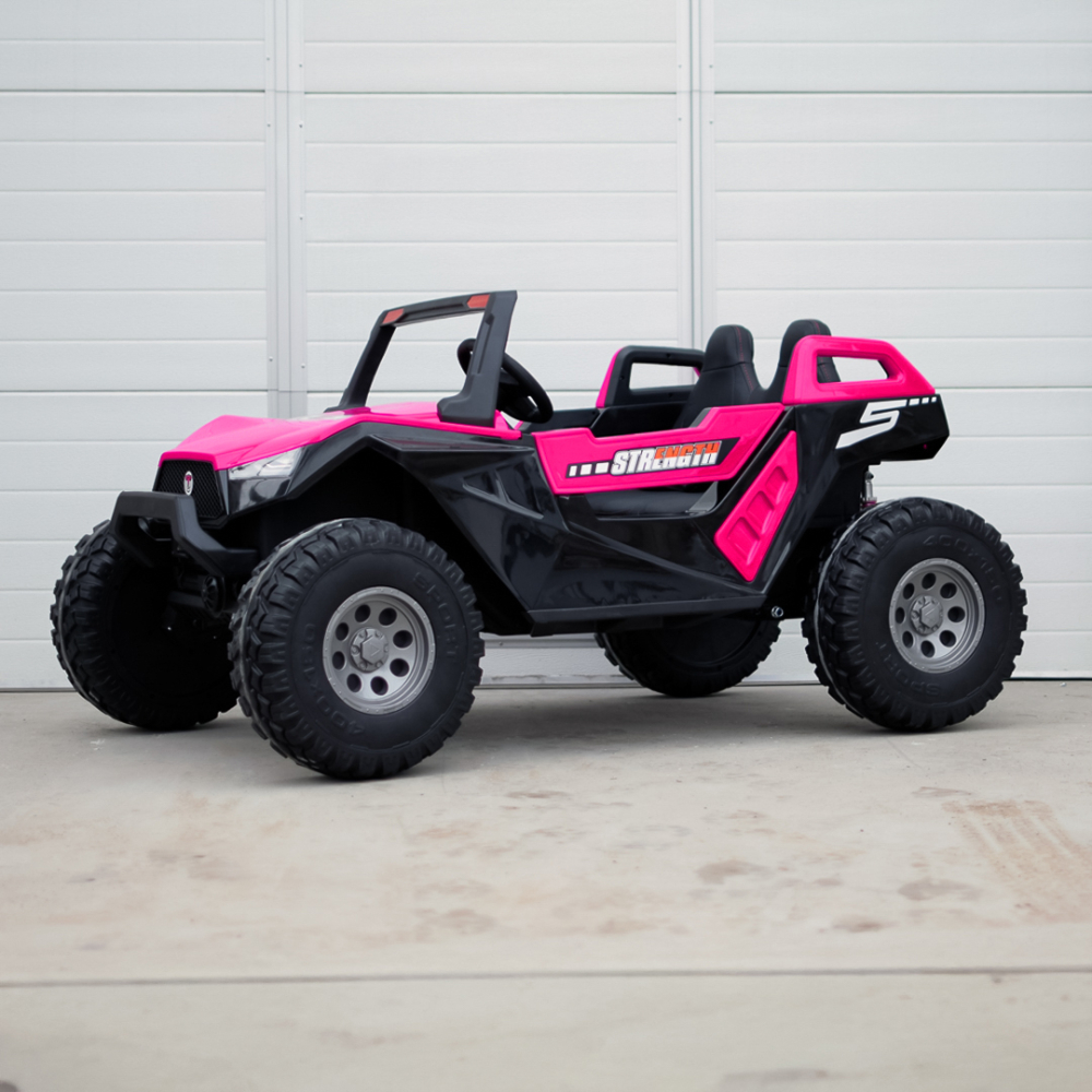 XXL Electric Buggy UTV for Kids – 4 Seats, 500W, 24V, 14Ah, pink [4]