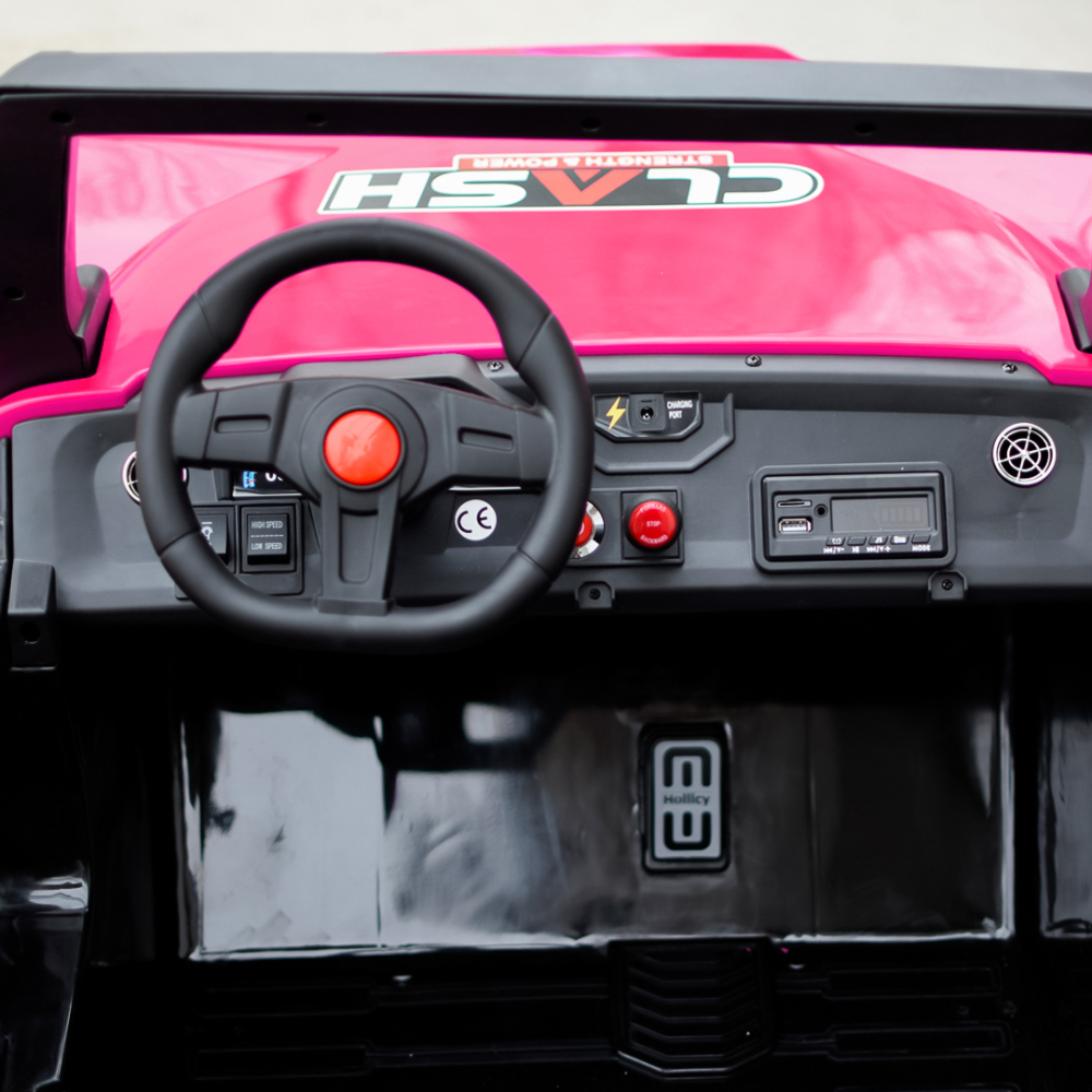 XXL Electric Buggy UTV for Kids – 4 Seats, 500W, 24V, 14Ah, pink [10]