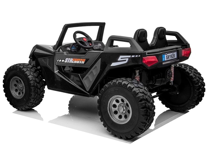 UTV electric Buggy XXL, 4 locuri, 500W, 24V, 14Ah, roz negru [3]