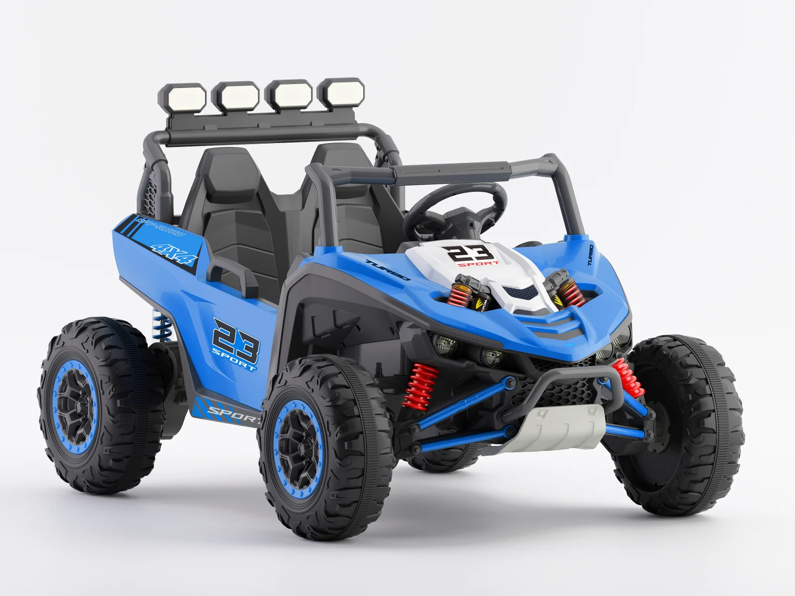 Electric Ride-On UTV Arrow Dune-Buggy, 12V 220W, 2-Seater, Premium, blue [8]
