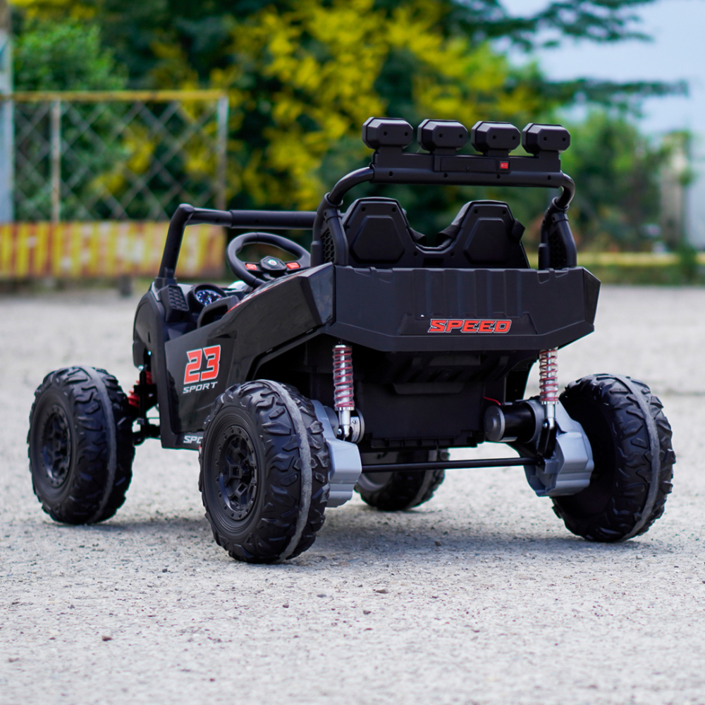 Electric Ride-On UTV Arrow Dune-Buggy, 12V 220W, 2-Seater, Premium, black [6]