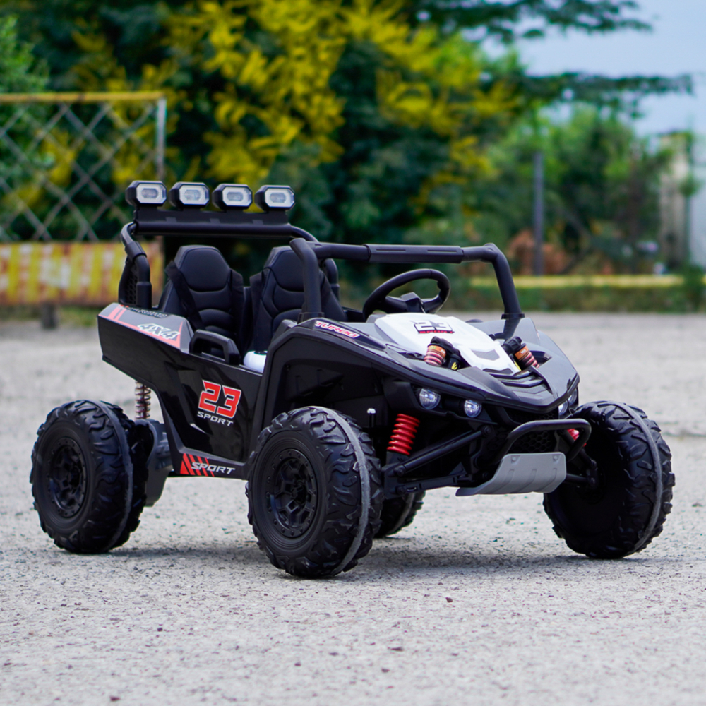 Electric Ride-On UTV Arrow Dune-Buggy, 24V 300W, 2-Seater, Premium, black [9]