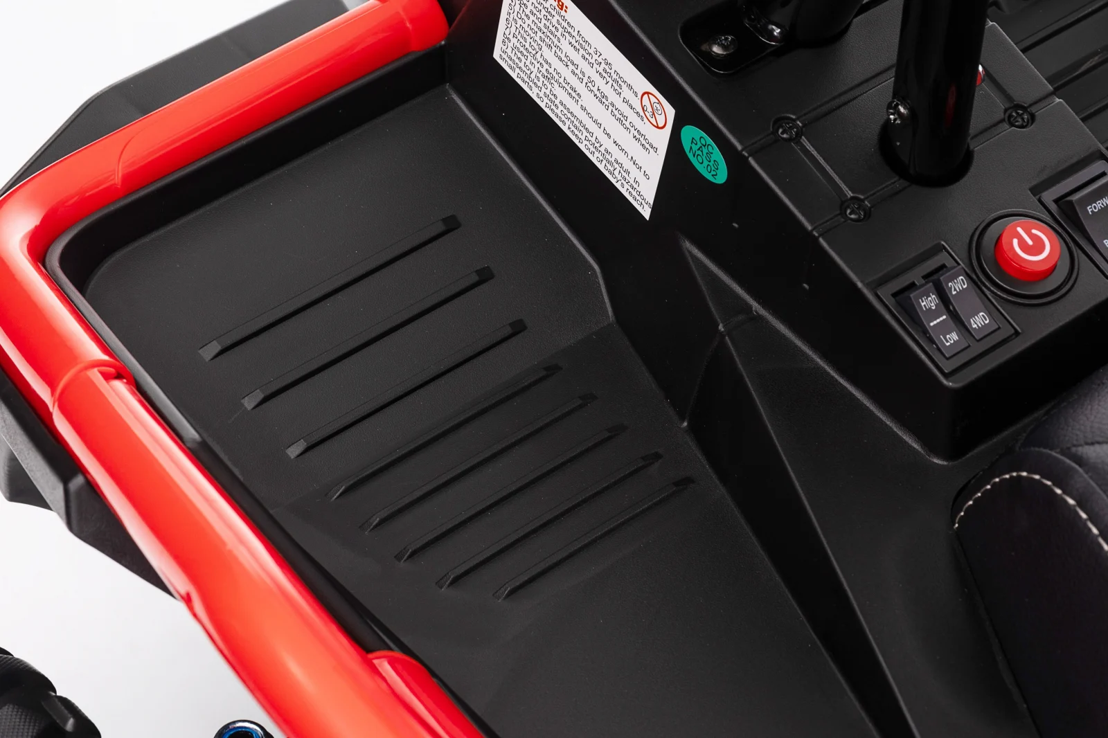 UTV electric copii MoonRider, 6x6, 180W, 24V, premium, rosu [9]